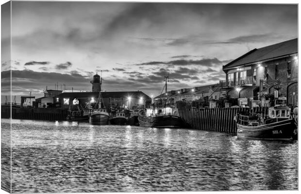 Timeless Beauty of Scarborough Harbour Canvas Print by Tim Hill