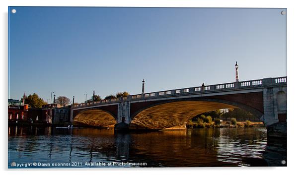 Richmond Bridge Acrylic by Dawn O'Connor