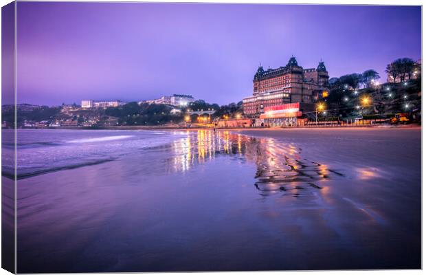 Scarborough South Beach Reflections Canvas Print by Tim Hill