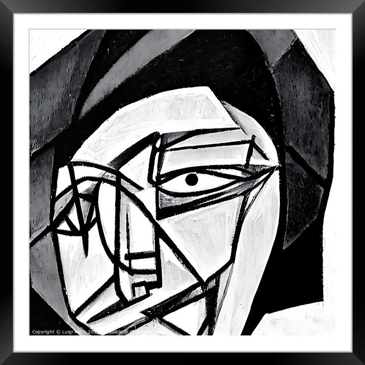 The Intricate Beauty of Cubism Framed Mounted Print by Luigi Petro