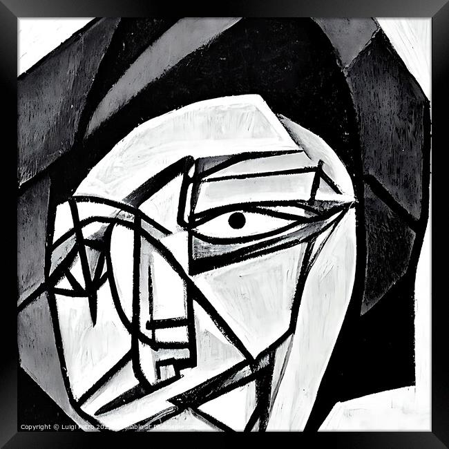 The Intricate Beauty of Cubism Framed Print by Luigi Petro