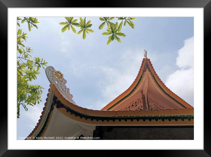 Saigon ( Ho Chi Minh City ) Buddhist Temple  Framed Mounted Print by Kevin Plunkett