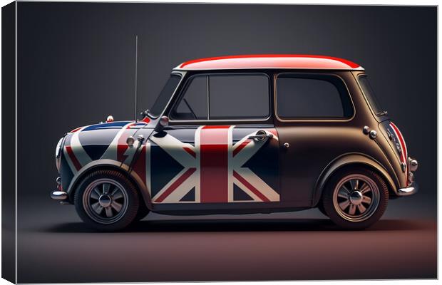 The Classic Mini 1 Canvas Print by Picture Wizard