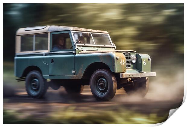 Landrover Defender Mk1 Print by Picture Wizard