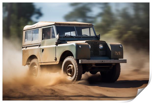 Landrover Defender Mk1 Print by Picture Wizard