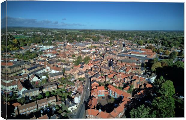 Ripon North Yorkshire Canvas Print by Apollo Aerial Photography