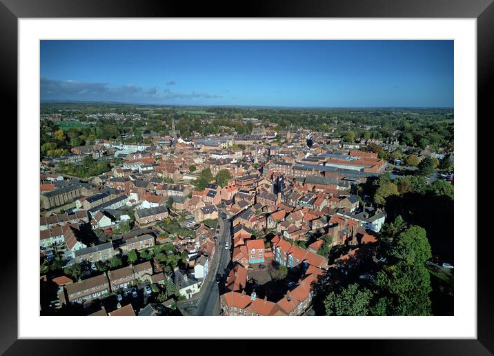 Ripon North Yorkshire Framed Mounted Print by Apollo Aerial Photography
