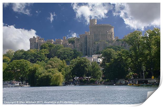 Windsor Castle Print by Stan Mitchell