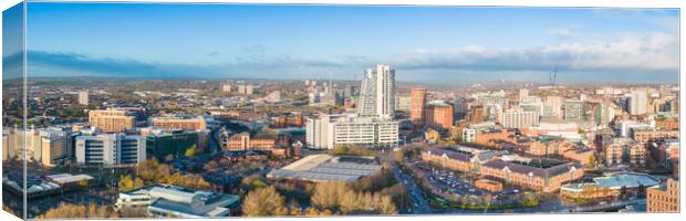 Leeds City Panorama Canvas Print by Apollo Aerial Photography