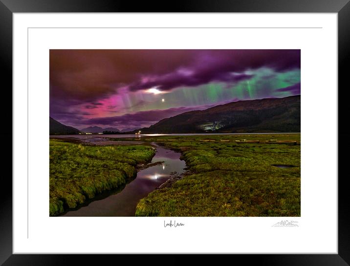 Loch Leven aurora  Framed Mounted Print by JC studios LRPS ARPS