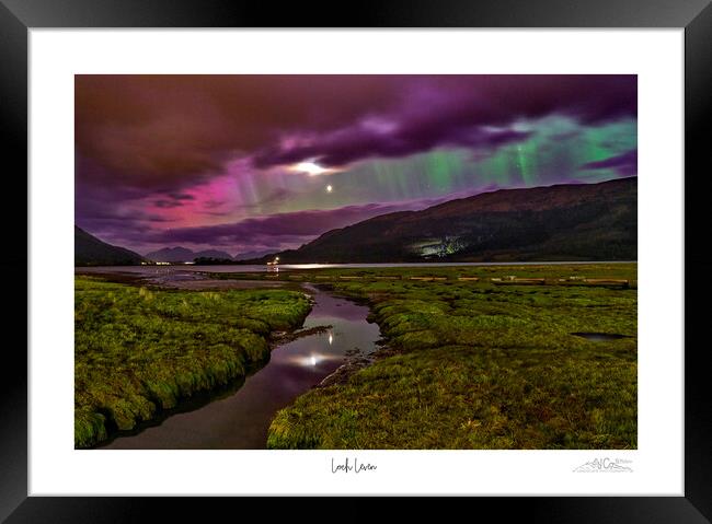 Loch Leven aurora  Framed Print by JC studios LRPS ARPS
