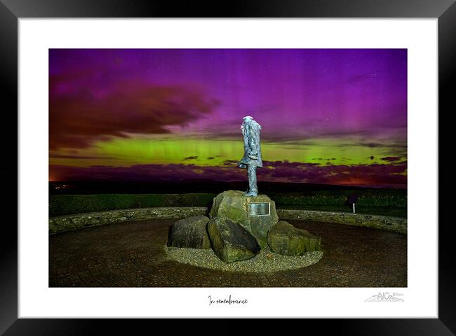 In remebrance SAS memorial near Stirling Scotland Framed Print by JC studios LRPS ARPS