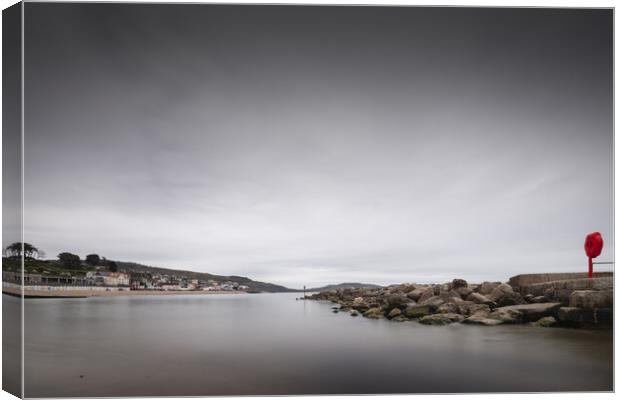 Lyme Regis Bay Canvas Print by Mark Jones