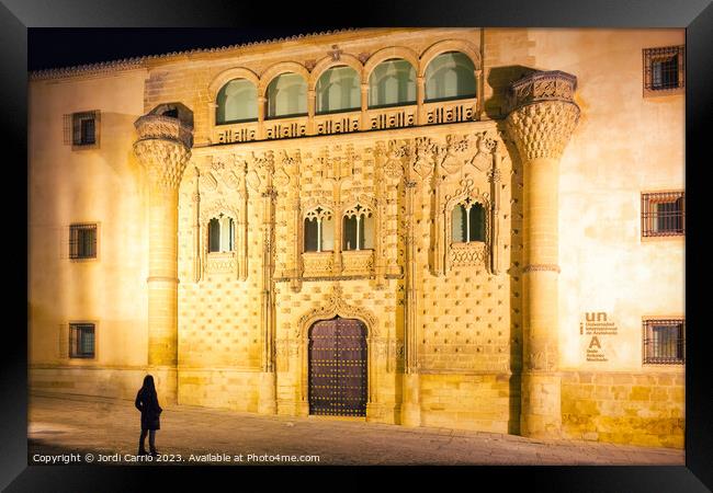 Palace of Jabalquinto de Baeza, Andalusia  - Advan Framed Print by Jordi Carrio