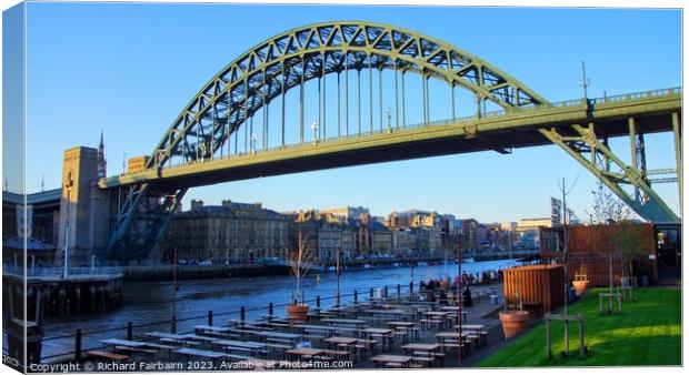 Tyne Bridge Canvas Print by Richard Fairbairn