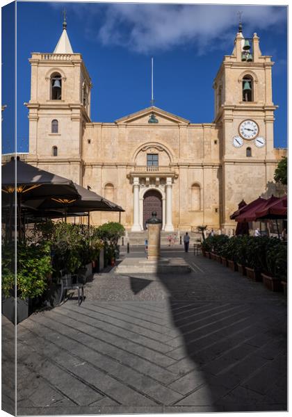 Co-Cathedral of St John in Valletta, Malta Canvas Print by Artur Bogacki