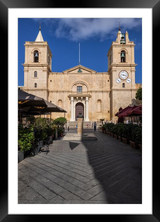 Co-Cathedral of St John in Valletta, Malta Framed Mounted Print by Artur Bogacki
