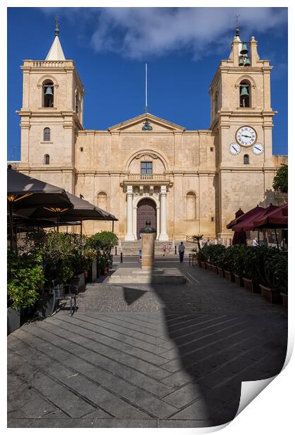 Co-Cathedral of St John in Valletta, Malta Print by Artur Bogacki