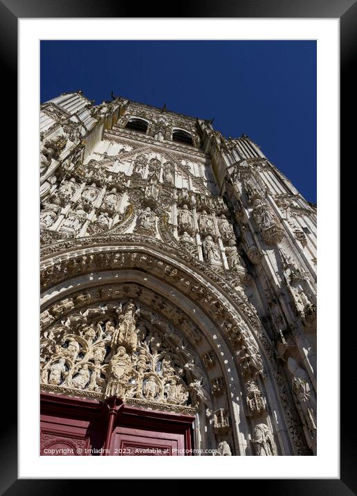 Abbey Church Facade, Saint Riquier, France Framed Mounted Print by Imladris 