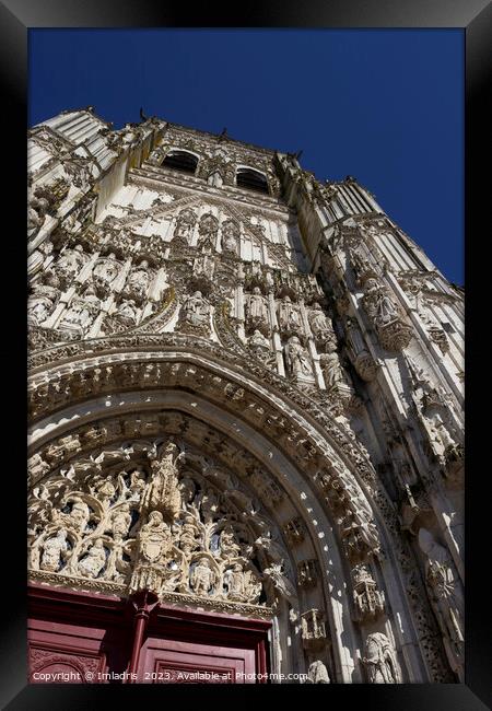 Abbey Church Facade, Saint Riquier, France Framed Print by Imladris 