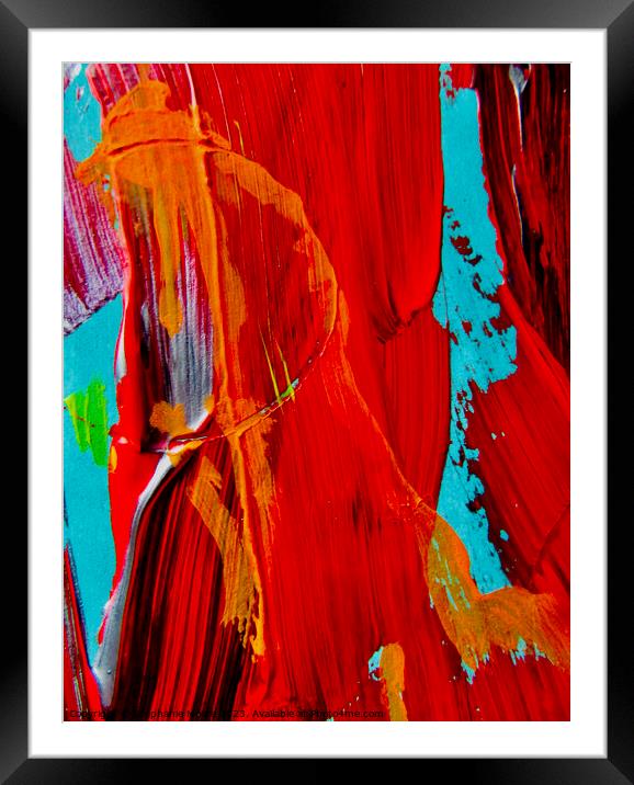 Abstract 608 Framed Mounted Print by Stephanie Moore