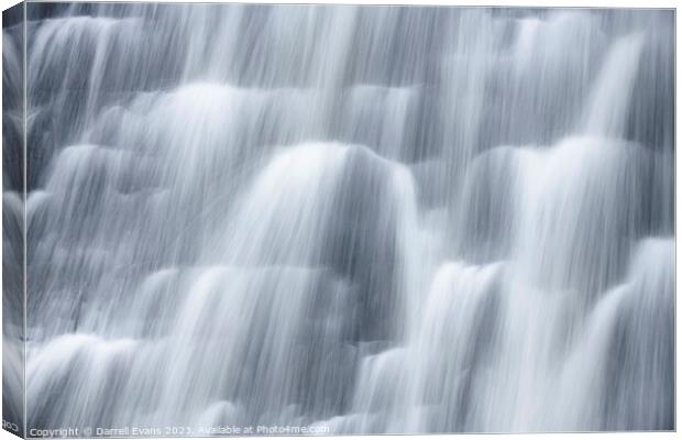 Water Overflow Canvas Print by Darrell Evans