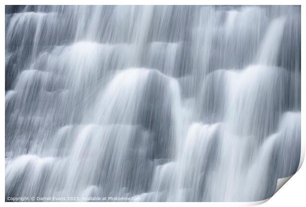 Water Overflow Print by Darrell Evans