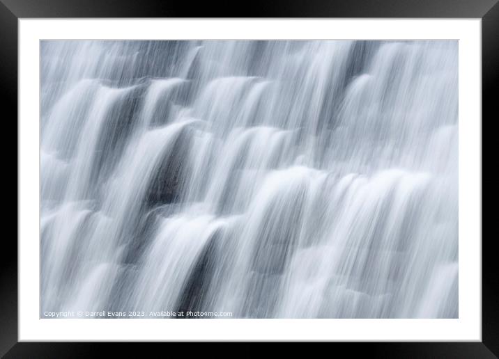 Dam Wall Framed Mounted Print by Darrell Evans