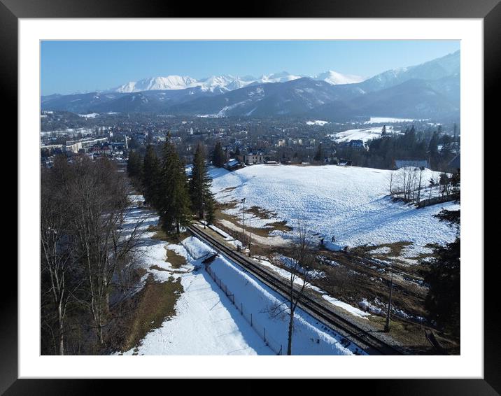 Scenic view of High Tatras National Park, Slovakia. Framed Mounted Print by Irena Chlubna