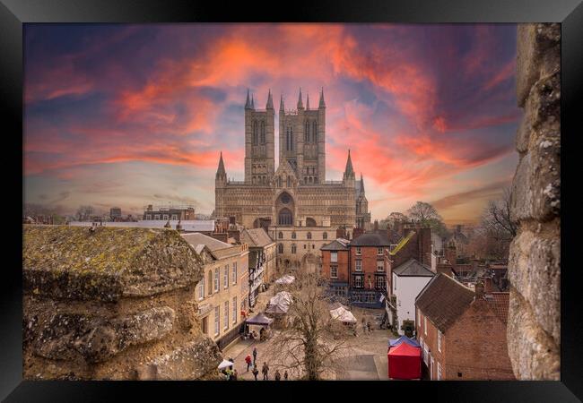 Lincoln Cathedral Gothic Marvel Framed Print by Steve Smith