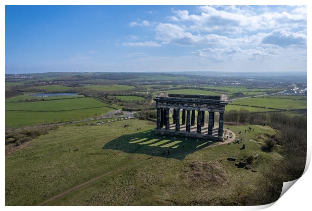 Penshaw Monument Print by Apollo Aerial Photography