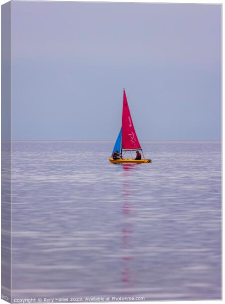 Sailing on a calm afternoon Canvas Print by Rory Hailes