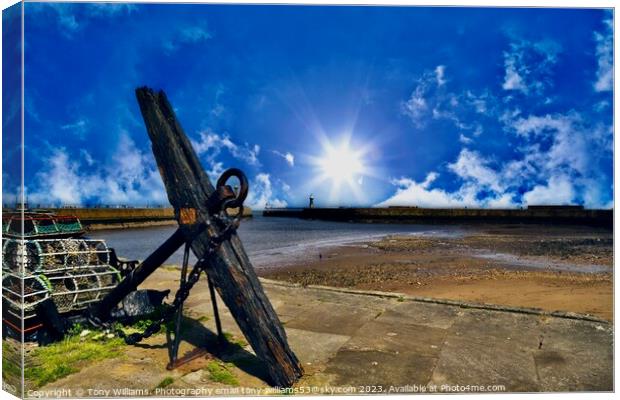 Harbour Whitby  Canvas Print by Tony Williams. Photography email tony-williams53@sky.com