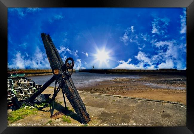 Harbour Whitby  Framed Print by Tony Williams. Photography email tony-williams53@sky.com