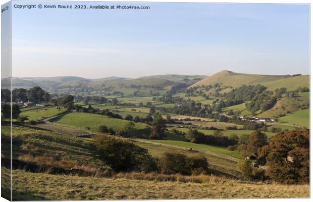 Dovedale English Countryside Canvas Print by Kevin Round