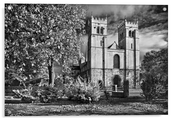 The Enchanting Worksop Priory Acrylic by Darren Galpin