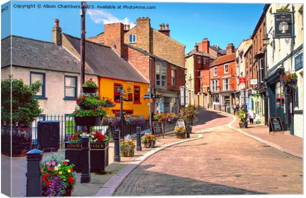 Ripon North Yorkshire  Canvas Print by Alison Chambers
