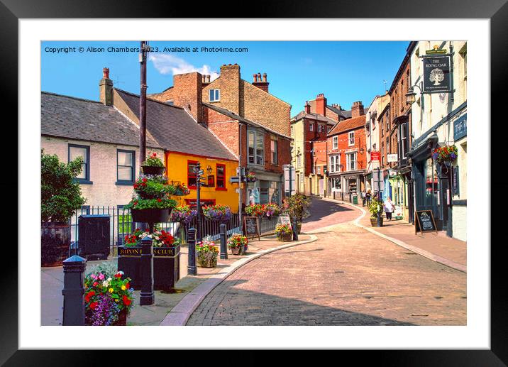 Ripon North Yorkshire  Framed Mounted Print by Alison Chambers