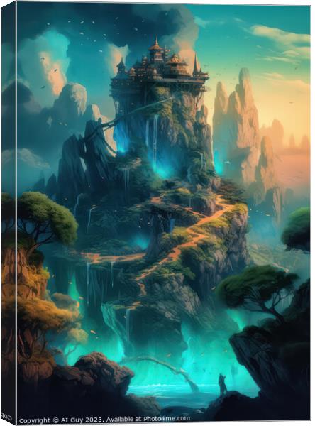 Fantasy Land Canvas Print by Craig Doogan Digital Art