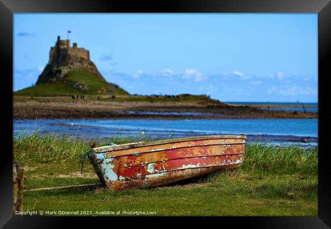 Holy Island boat Framed Print by Mark ODonnell