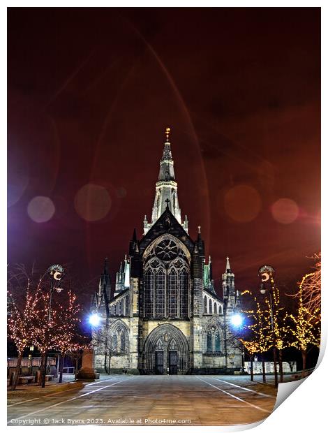 Glasgow Cathedral Print by Jack Byers