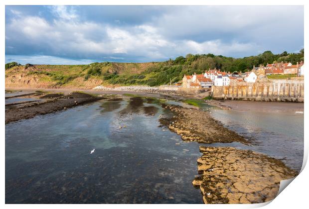 Enchantment of Robin Hoods Bay Print by Steve Smith