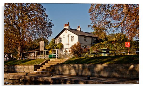 Penton Hook Lock Acrylic by Dawn O'Connor