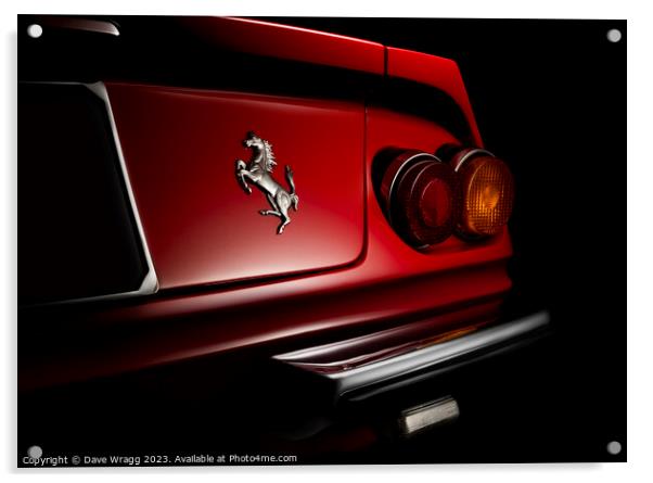 Ferrari Daytona Acrylic by Dave Wragg