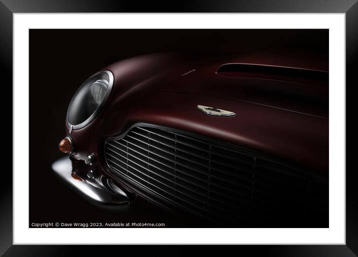 Aston Martin DB6 Framed Mounted Print by Dave Wragg