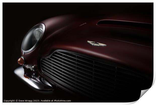 Aston Martin DB6 Print by Dave Wragg