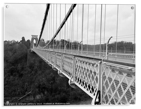 Clifton Suspension Bridge Acrylic by Graham Lathbury