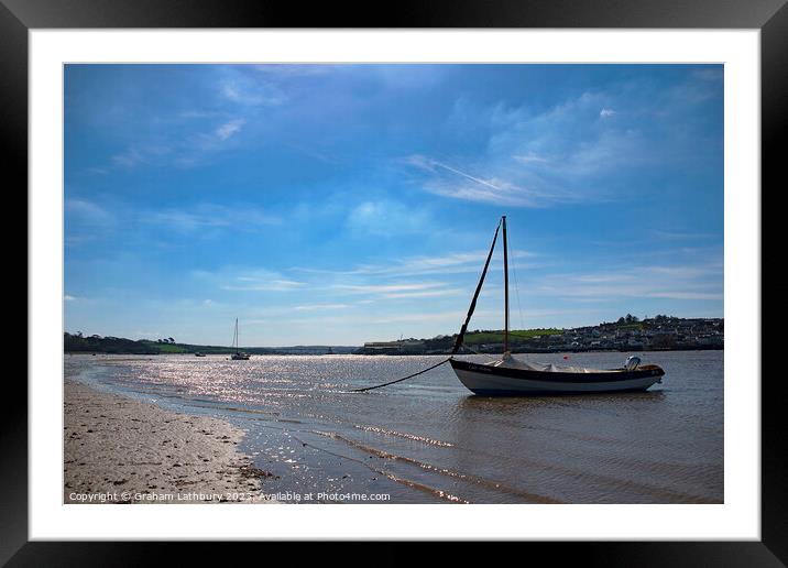 Instow yachts Framed Mounted Print by Graham Lathbury