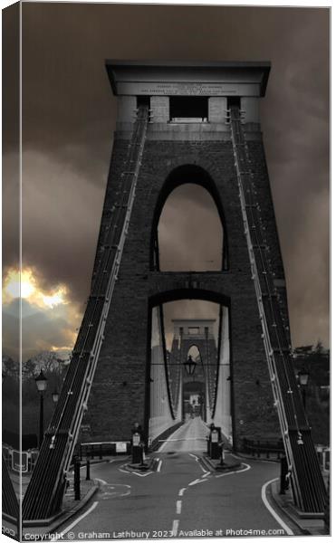 Clifton Suspension Bridge Canvas Print by Graham Lathbury