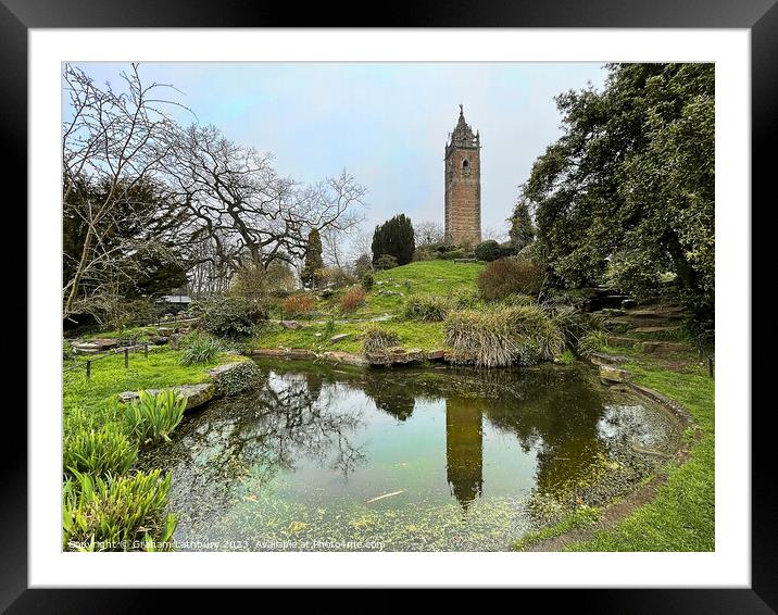 Cabot Tower Framed Mounted Print by Graham Lathbury